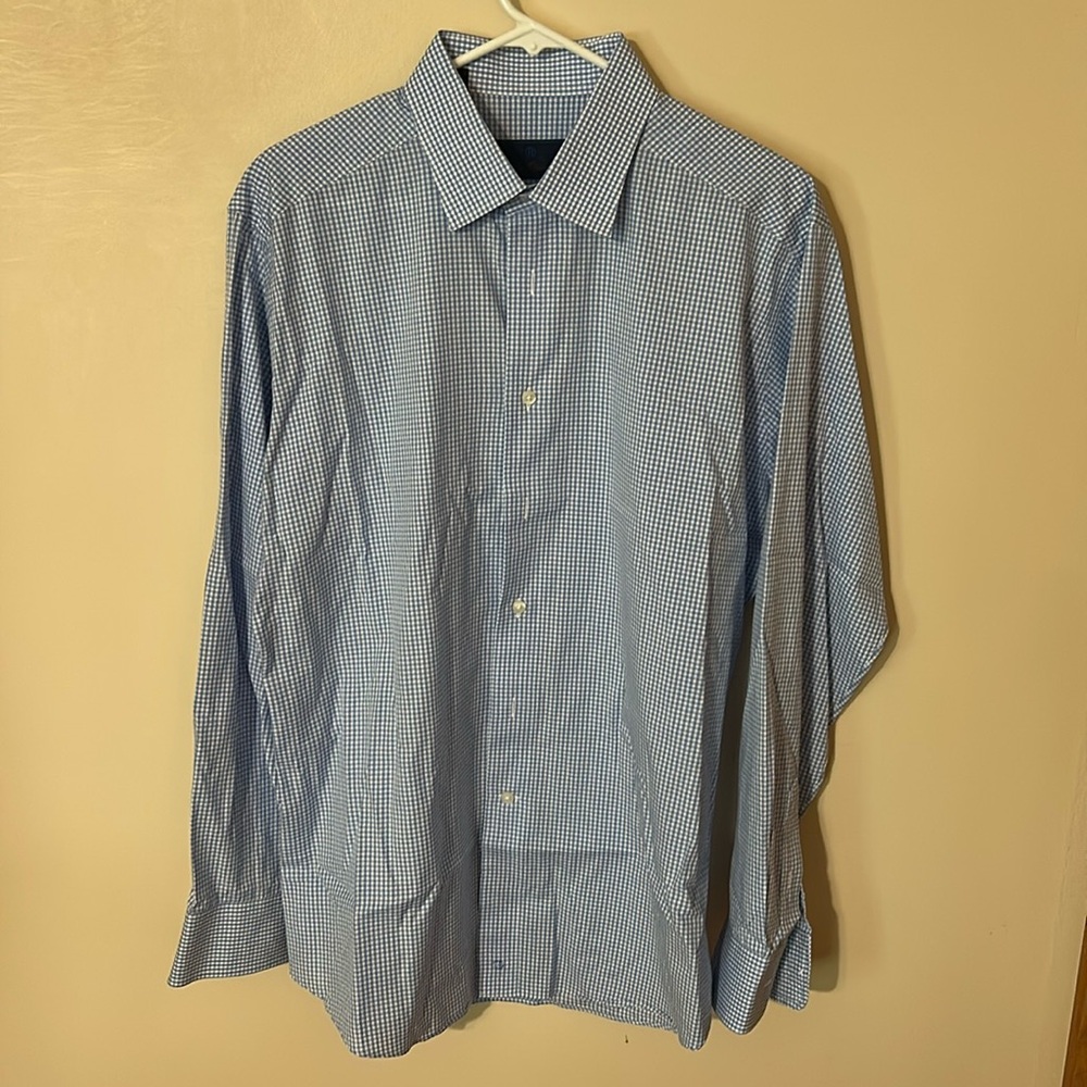 David Donahue Slim Fit 100% Cotton Dress Short Size 17